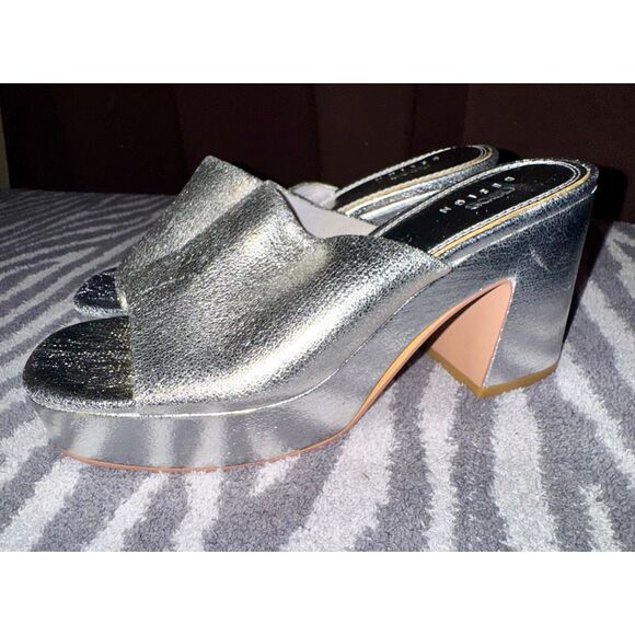 NWOT ASOS mid harmony platform mules size 7 - Picture 2 of 8